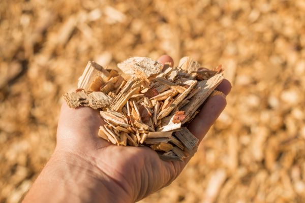 Wood Chips Spreading in Redford